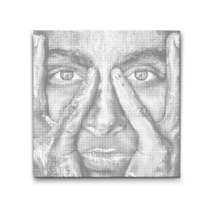 Punktmalerei_Farbiges_Gesicht_M2