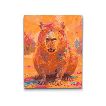 Malen_nach_Zahlen_Bunte_Capybara_M2