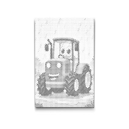 Punktmalerei_Gruner_Traktor_fur_Kinder_M2