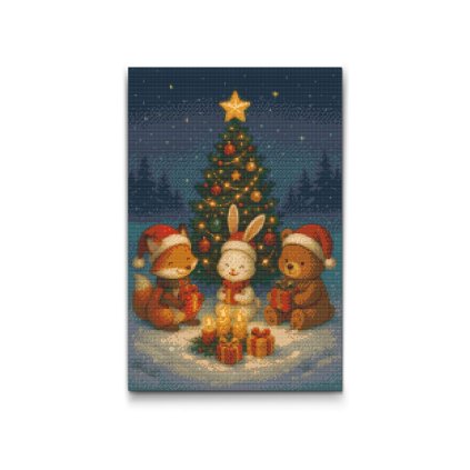 Diamond_Painting_Tiere_zu_Weihnachten_M2