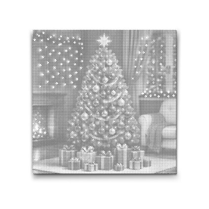 Punktmalerei_Weihnachtsbaum_mit_Geschenken_M2