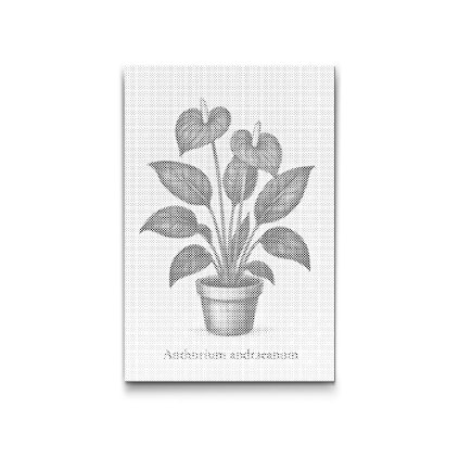 Punktmalerei_Flamingoblume_Andreanum_M2