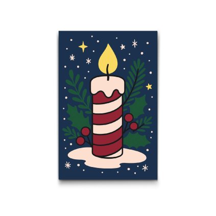 Malen_nach_Zahlen_Weihnachtskerze_M2