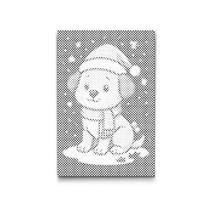 Punktmalerei_Weihnachtshundchen_M2