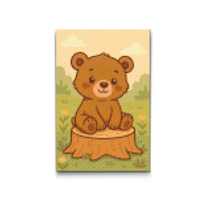 Diamond_Painting_Teddybar_auf_dem_Baumstumpf_M2