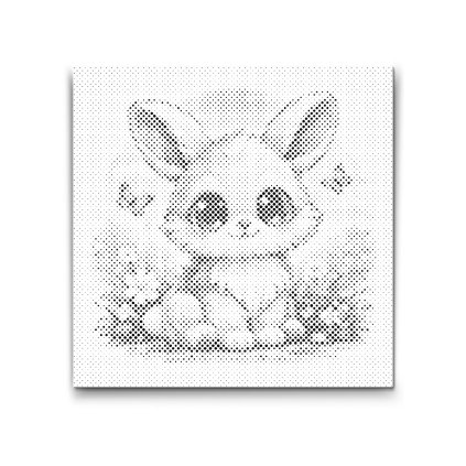 Punktmalerei_Haschen_mit_grossen_Augen_M2