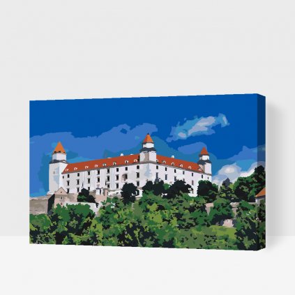 Malen nach Zahlen - Burg von Bratislava