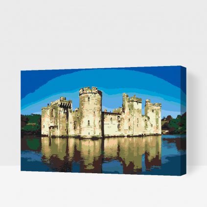 Malen nach Zahlen - Wasserschloss Bodiam