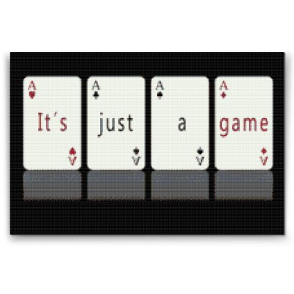 Diamond Painting - Es ist nur ein Spiel