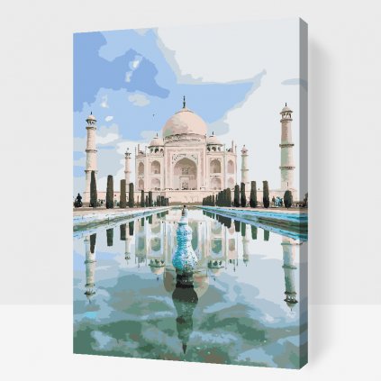 Malen nach Zahlen - Taj Mahal 3