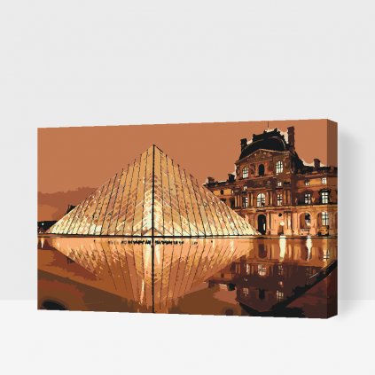 Malen nach Zahlen - Louvre Museum