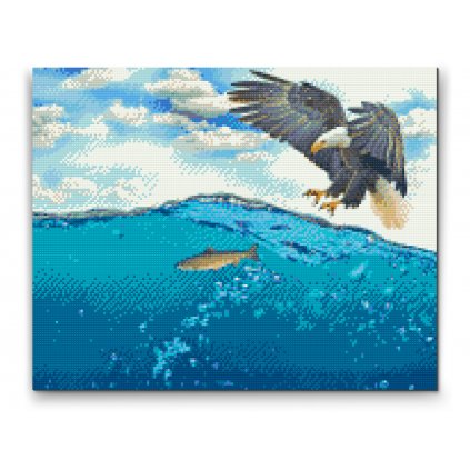 Diamond Painting - Adler auf der Jagd
