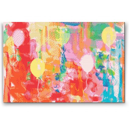 Diamond Painting - Abstrakte Luftballons