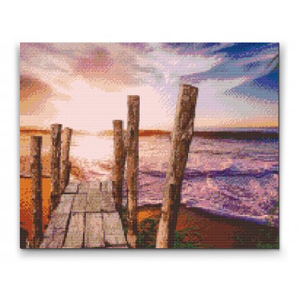 Diamond Painting - Sonnenuntergang am Strand