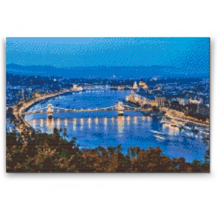 Diamond Painting - Blick auf Budapest