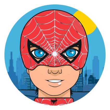Malen nach Zahlen - Spiderman-Kind