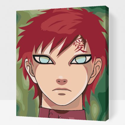 Malen nach Zahlen - Gaara Naruto