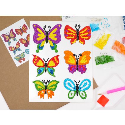 Diamond Painting Sticker - Schmetterlinge 1