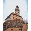 Malen nach Zahlen - Schlossturm in Krumau an der Moldau