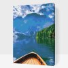Malen nach Zahlen - Pragser Wildsee, Italien
