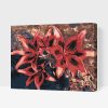 Malen nach Zahlen - Rote Lilien