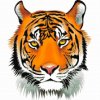 Diamond Painting - Tigerkopf