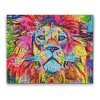 Diamond Painting - Farbiger Löwe 4