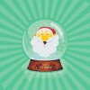Malen nach Zahlen - Schneekugel - Nikolaus