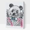 Malen nach Zahlen - Eleganter Panda