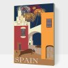 Malen nach Zahlen - Reisen auf spanisch