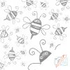 Punktmalerei - Süße Bienen