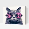 Malen nach Zahlen - Katze auf Urlaub