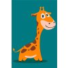 Malen nach Zahlen - Kleine Giraffe