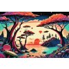 Diamond Painting - Wald voller Pilze
