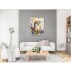 Diamond Painting - Eule mit buntem Hintergrund