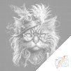Punktmalerei - Punk Katze