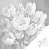 Punktmalerei - Romantischer Blumenstrauß aus Tulpen