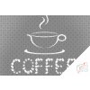 Punktmalerei - Kaffee aus Kaffeebohnen