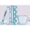 Malen nach Zahlen - Kaffee und Bücher
