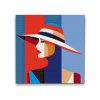 Diamond Painting - Dame mit Hut