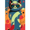 Malen nach Zahlen - Pop Art Katze