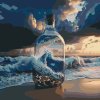Malen nach Zahlen - Meer in einer Flasche