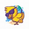 Diamond Painting - Ente mit Brille