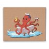 Diamond Painting - Oktopus in der Badewanne