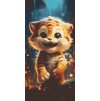 Diamond Painting - Glücklicher Tiger