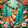 M11_Diamond_painting_-_Hirsch_mit_zarten_Blüten