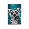 M2_Malen_nach_Zahlen_-_Lemur_in_dunklen_Türkistönen
