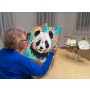M9_Malen_nach_Zahlen_-_Panda_in_Türkis-_und_Orangetönen