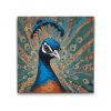 M2_Malen_nach_Zahlen_-_Pfau_in_Türkis-_und_Orangetönen