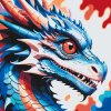 M11_Malen_nach_Zahlen_-_Drache_in_Rot-_und_Blautönen